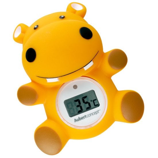 Thermomètre de bain Hippo Orange  de Aubert concept